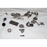 Box of silver items