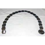 French metal gilt belt