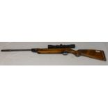 Air rifle with telescopic sight - .22 HW50 Weihrauch with semi-match 'Rekord' trigger
