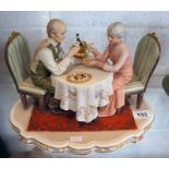 Large Capodimonte figurine - Anniversario