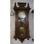 Vienna mahogany wall clock