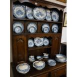 Collection of blue and white china - Alfred Meakin