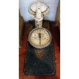 2 old weighing scales