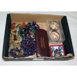 Box of silver and jewellery