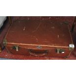 Old 50's suitcase and contents