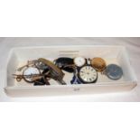 Box of fob and wrist watches