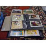 3 Postcard albums