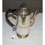 Silver coffee pot (gross approx weight 529g and 25cm high)