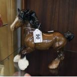 Beswick shire horse (glazed)