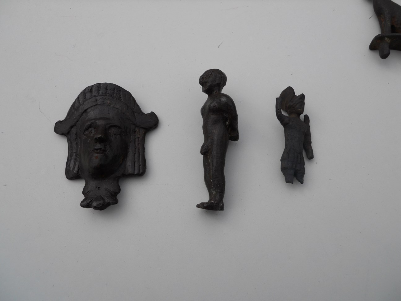 Collection of 12 early bronze figures etc - Image 3 of 7