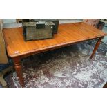 Large extending pine table
