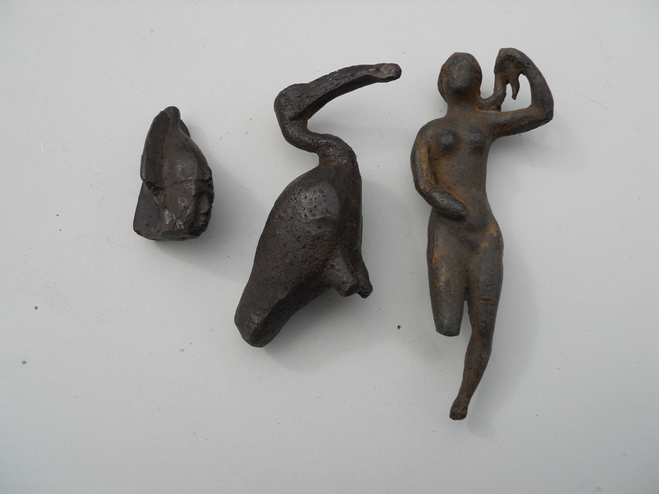 Collection of 12 early bronze figures etc - Image 6 of 7