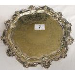 Silver plated salver