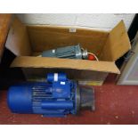 2 single phase electric motors - working