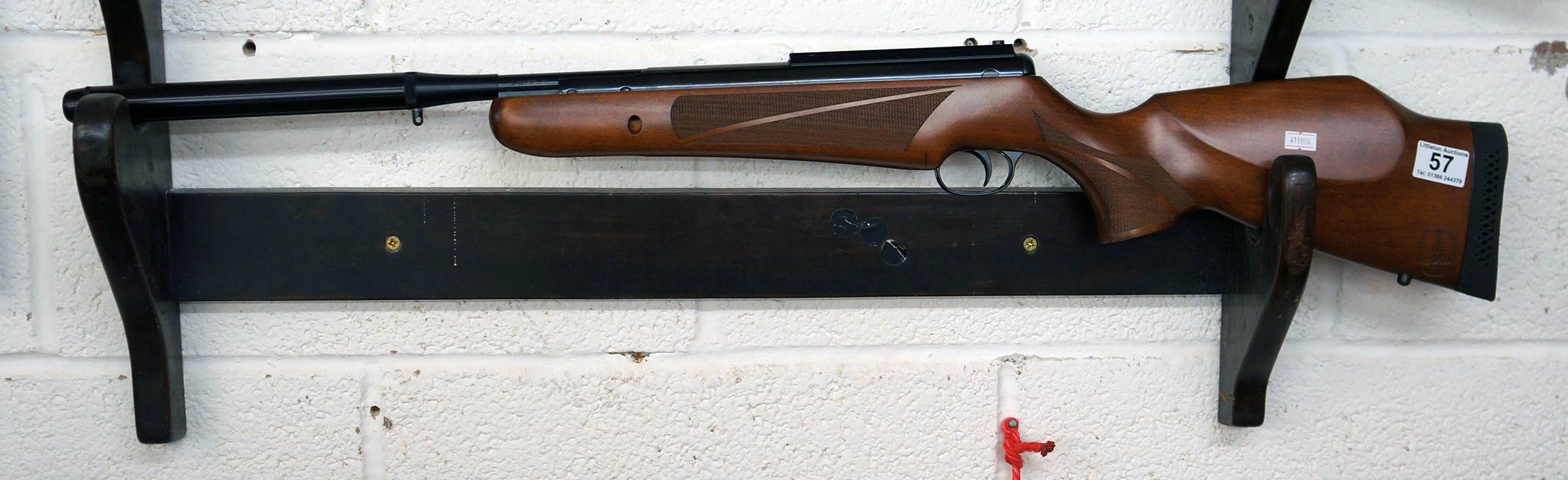 As new BSA air rifle with case