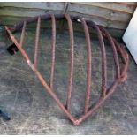 Metal hay rack