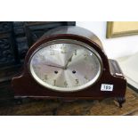 Mahogany mantle clock in working order