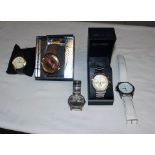 5 assorted gent's watches