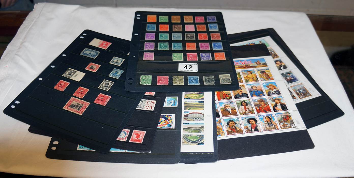 Stamps from the United States of America - 1894 to 1999 - Mostly mint