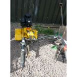 Rotavator, engine starts but sold as seen