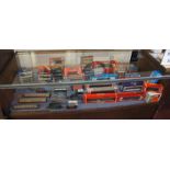 Large collection of model railway locomotives, carriages (to include Hornby) and railway