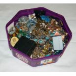 Box of costume jewellery