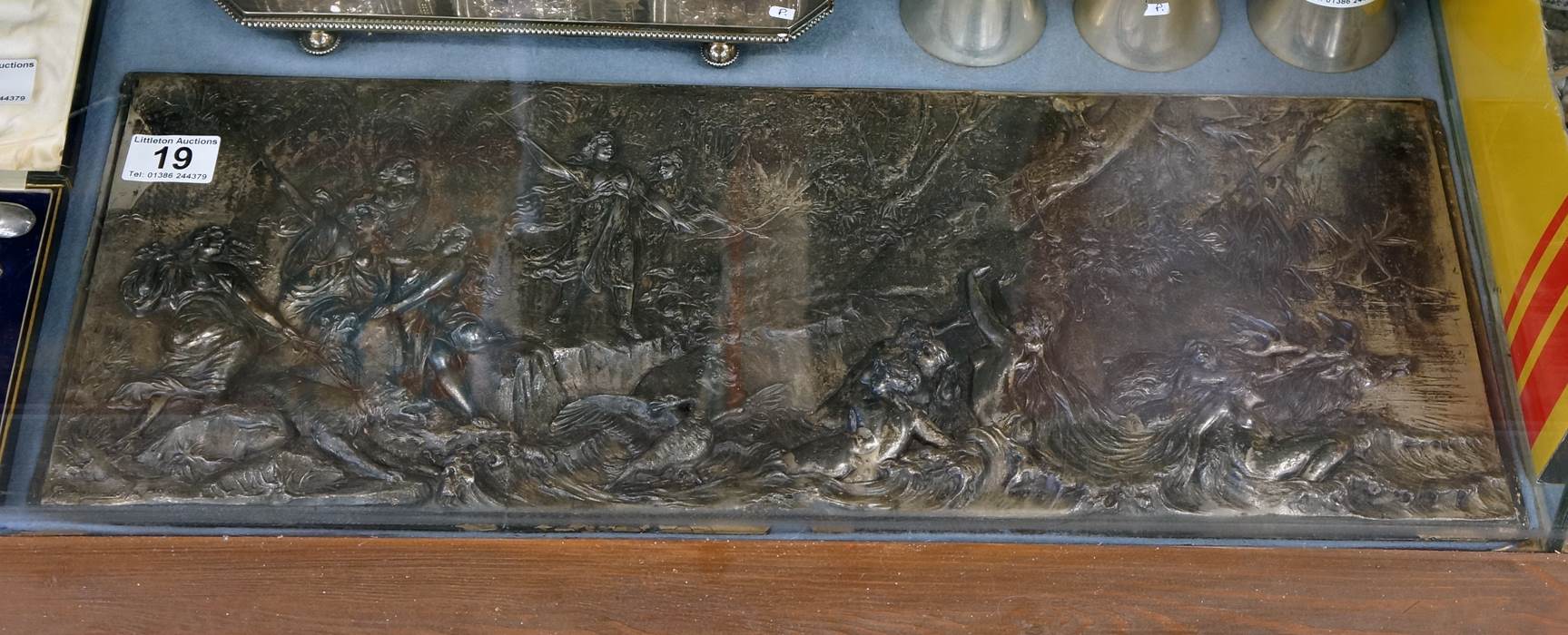 Interesting metal relief plaque