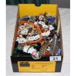 Box of costume jewellery