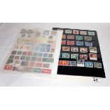 Stamps (260+) from 10 countries - Mint & Used