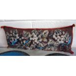 Victorian beaded cushion