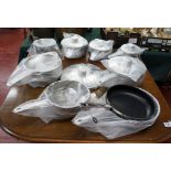 Collection of new 'Stellar' saucepans and frying pans