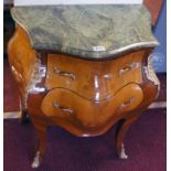 French style marble top commode