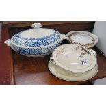 3 tureens to include Midwinter