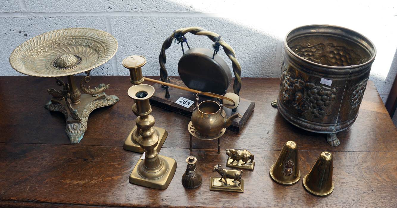 Collection of brass and copper