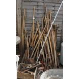 Large collection of garden tools etc