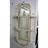 Shabby-chic mirrored wall bracket