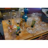 Collection of glassware