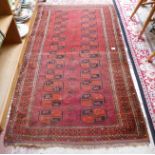 Old Eastern patterned wool rug - 107 x 193cm