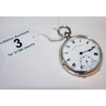 Silver pocket watch in working order