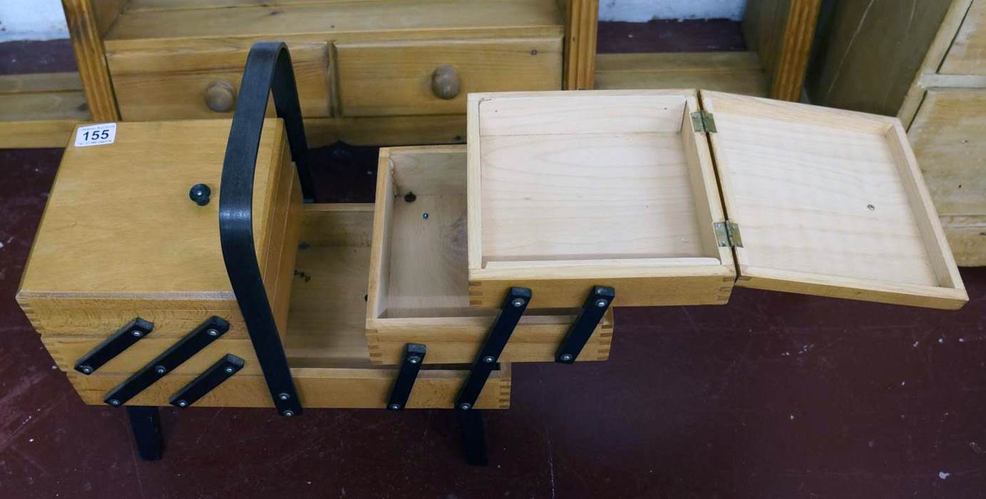 Sewing box on legs