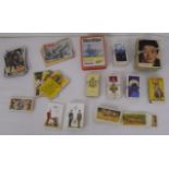 Box of cigarette & bubble gum cards