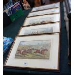 Set of 5 prints - 1877 Grand National