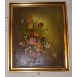 Still life oil in gilt frame