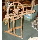 Early French spinning wheel