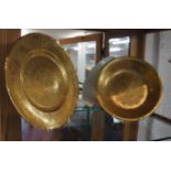 Royal Worcester plate and bowl - Gold pattern