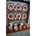 Large collection of Denby