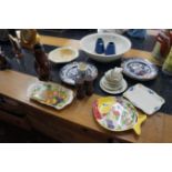 Collection of china to include Delft & Royal Doulton