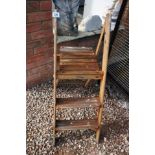 Wooden step ladder