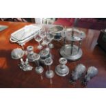 Collection of silver plate