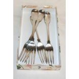 4 silver forks - approx 251g